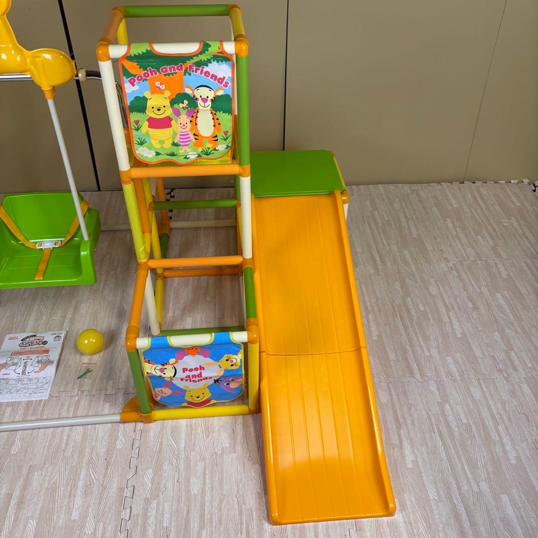 完品　☆美品☆　野中製作所　くまのプーさん　おりたたみロングスロープキッズパーク