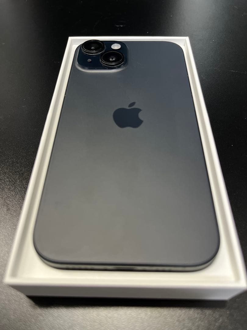 【美品】iPhone15 128GB SIM無 87% 箱付 初期化5000円引