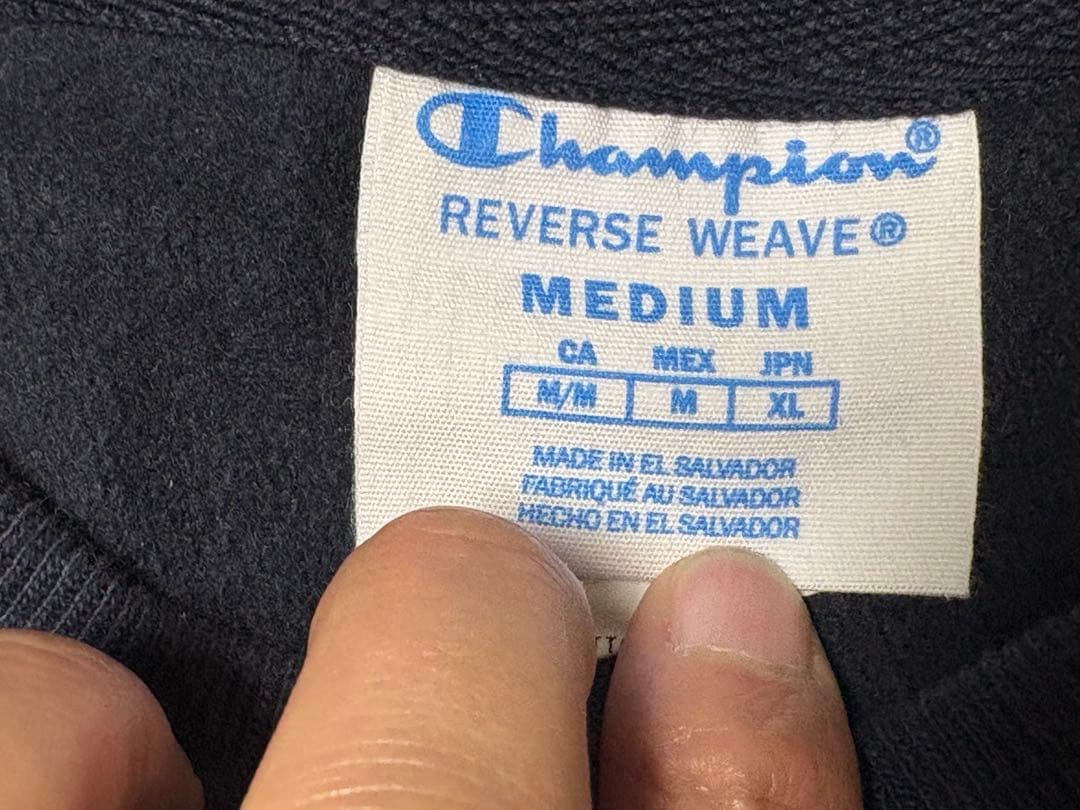 チャンピオン Champion Reverse Weave Yale 単色タグ