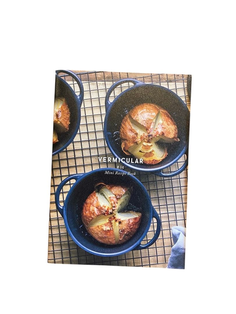 新品 VERMICULAR バーミキュラ 両手鍋 白 14㎝ レシピ本 箱付き