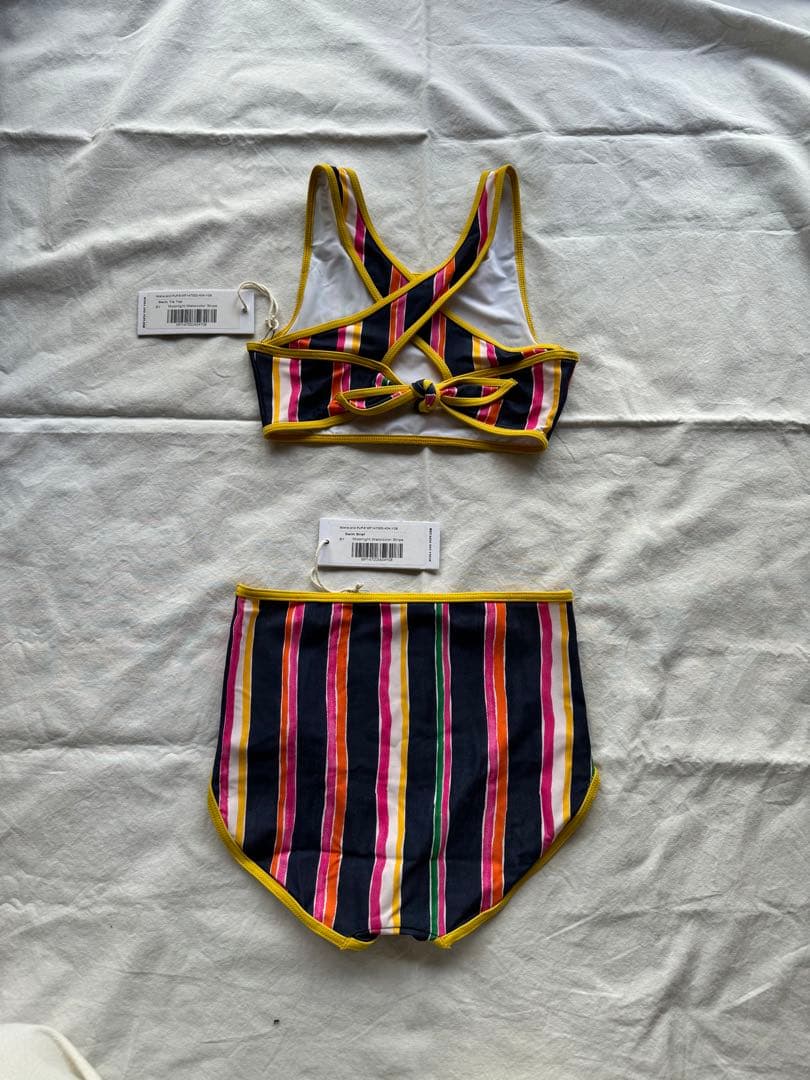 misha&puff ストライプ セパレート水着 8y