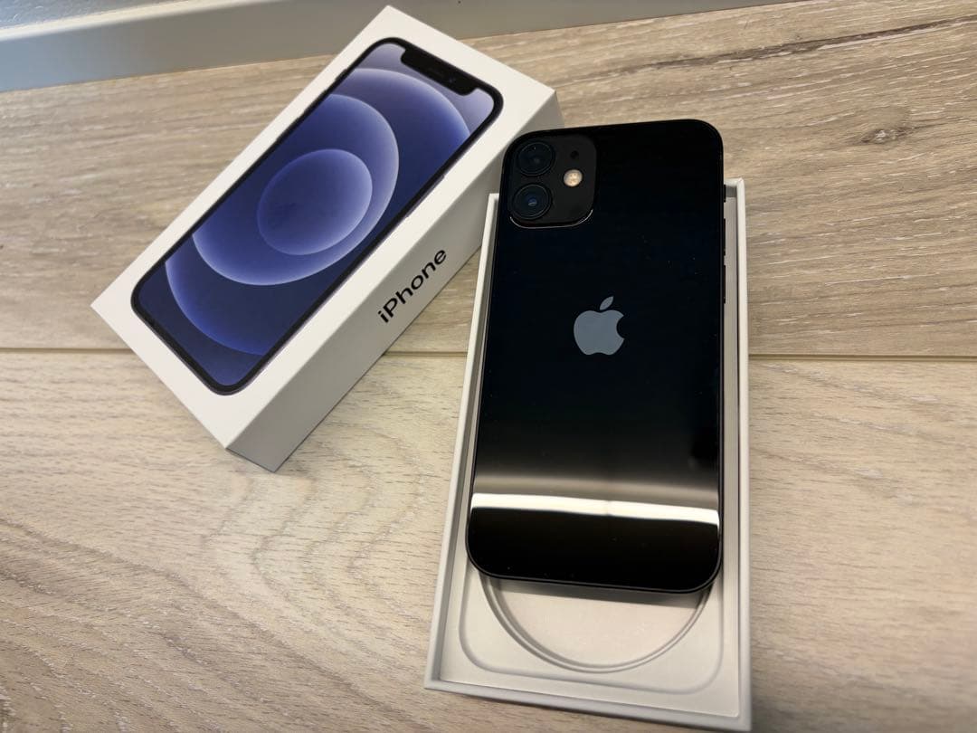 極美品　Apple iPhone 12mini 本体　ブラック 64GB