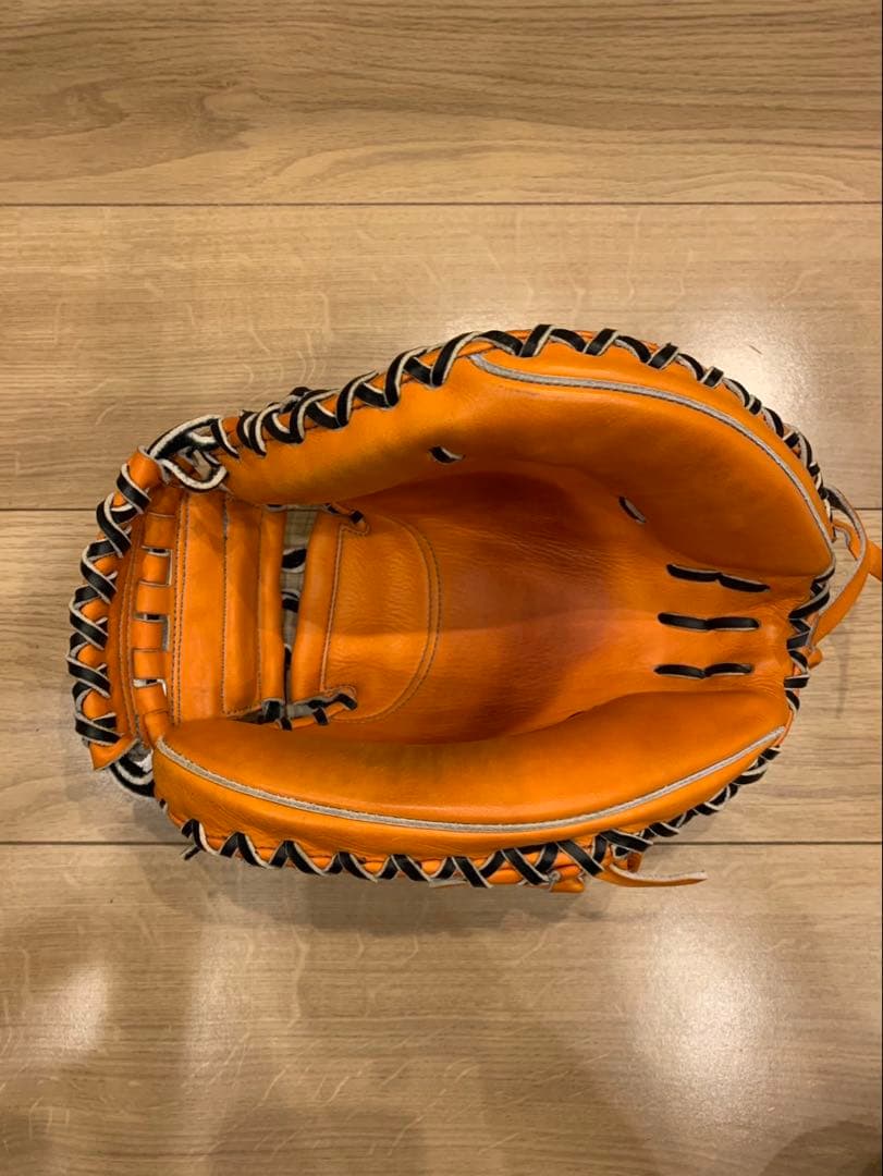 美品　要ミット　初期モデル　硬式用　ジュテルレザー　 グローブ
