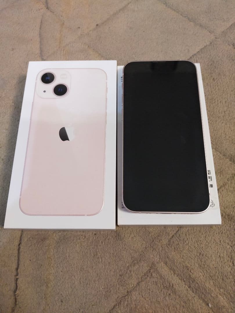 Apple iPhone 13 ピンク デュアルカメラ 本体