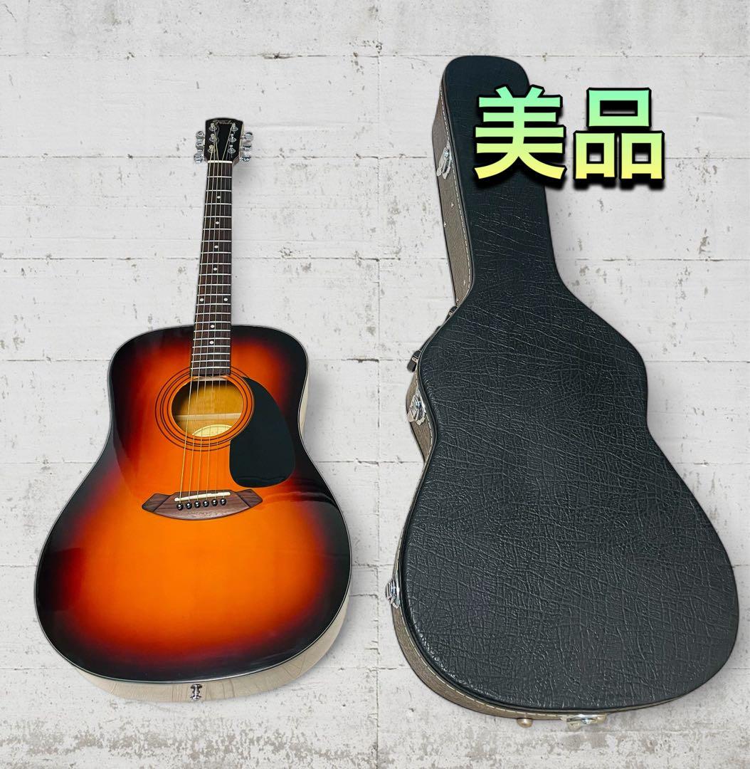 （美品）Fender CD-60 アコースティックギター 純正ハードケース付