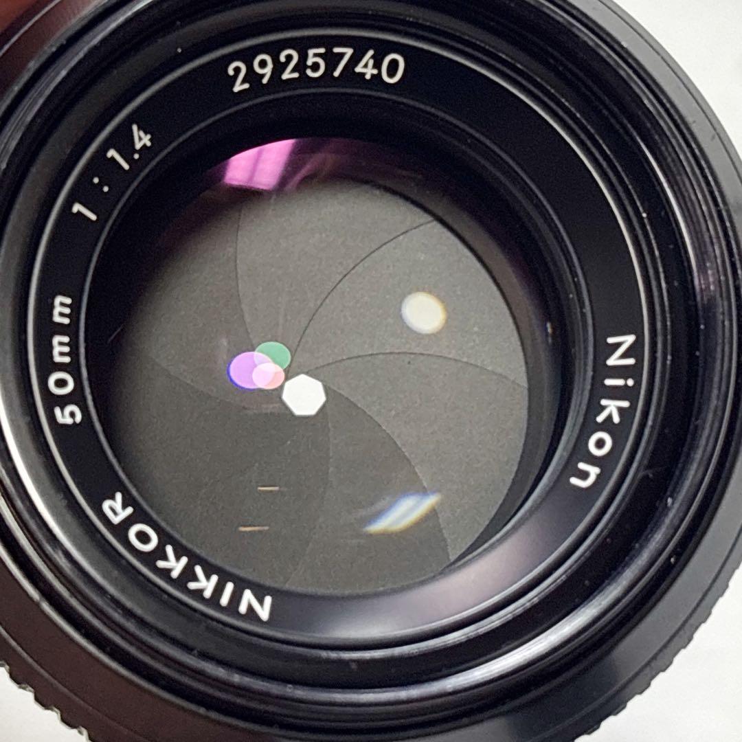 美品 Nikon Ai NIKKOR 50mm f1.4 単焦点レンズ