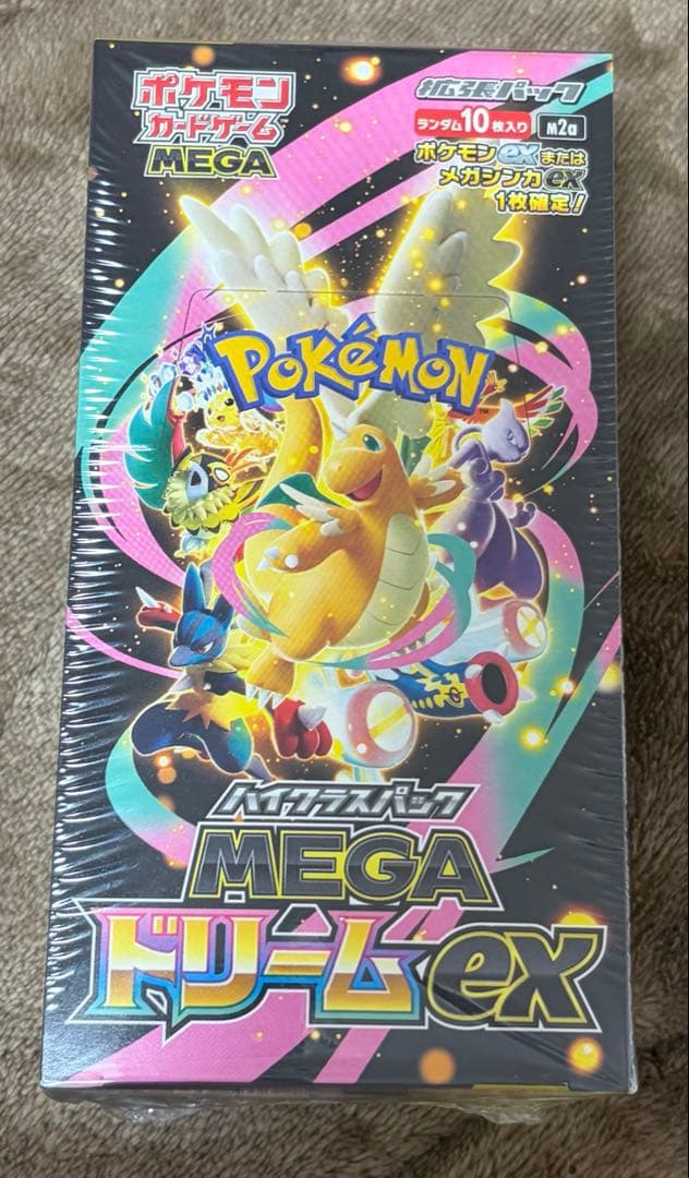 シュリンク付き ポケモンカードゲーム MEGAドリームex BOX