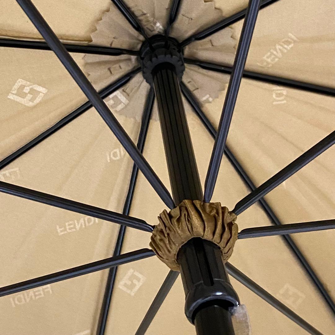 超美品 フェンディ 長傘 ズッカ柄 FF イタリア製　雨傘 雨の日が待ち遠しい！