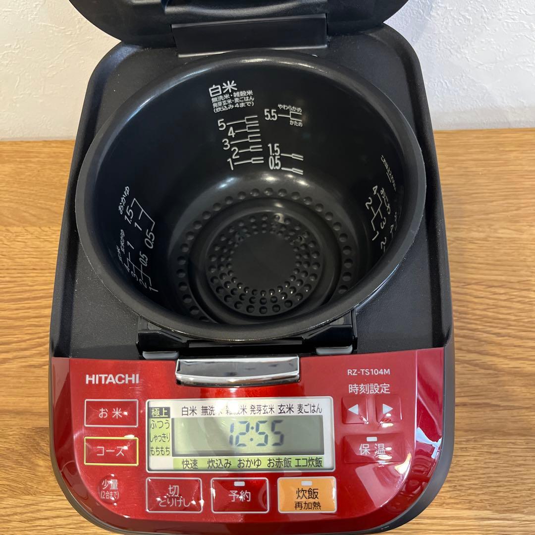 日立 RZ-TS104M 炊飯器 IHジャー炊飯器　 5.5合炊き　2021年製