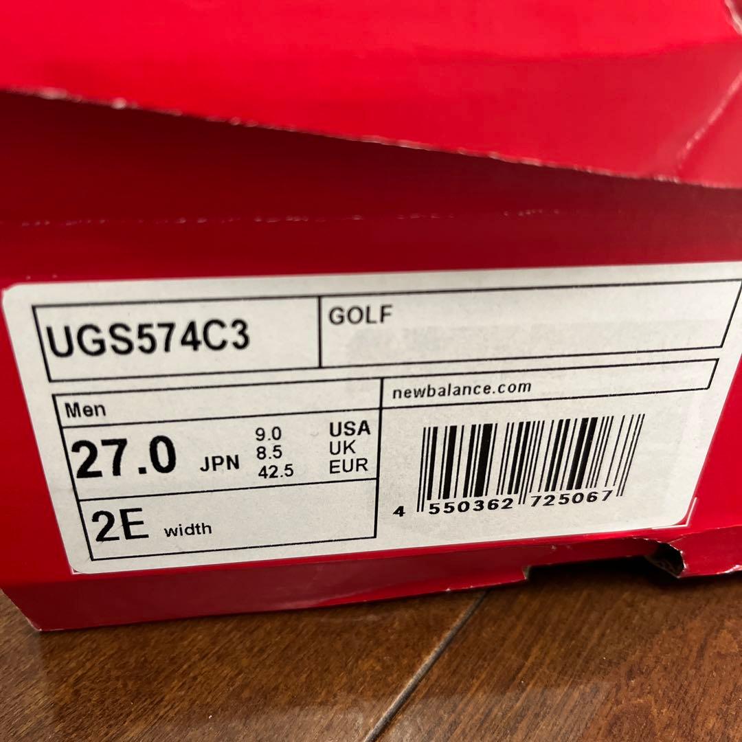 ニューバランス　ゴルフシューズ　　27センチ　未使用