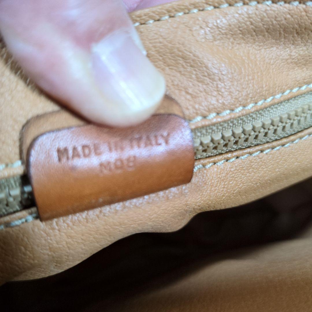 ★極美品★セリーヌ ショルダーバッグ マカダム柄 フラップ PVC ブラウン