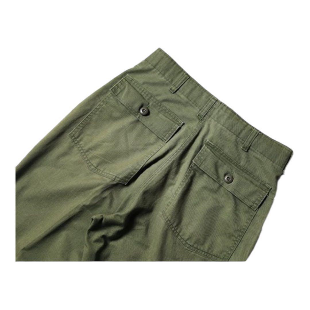 70s 米軍 U.S. ARMY実物 OG-507 ベイカーパンツ 32×29