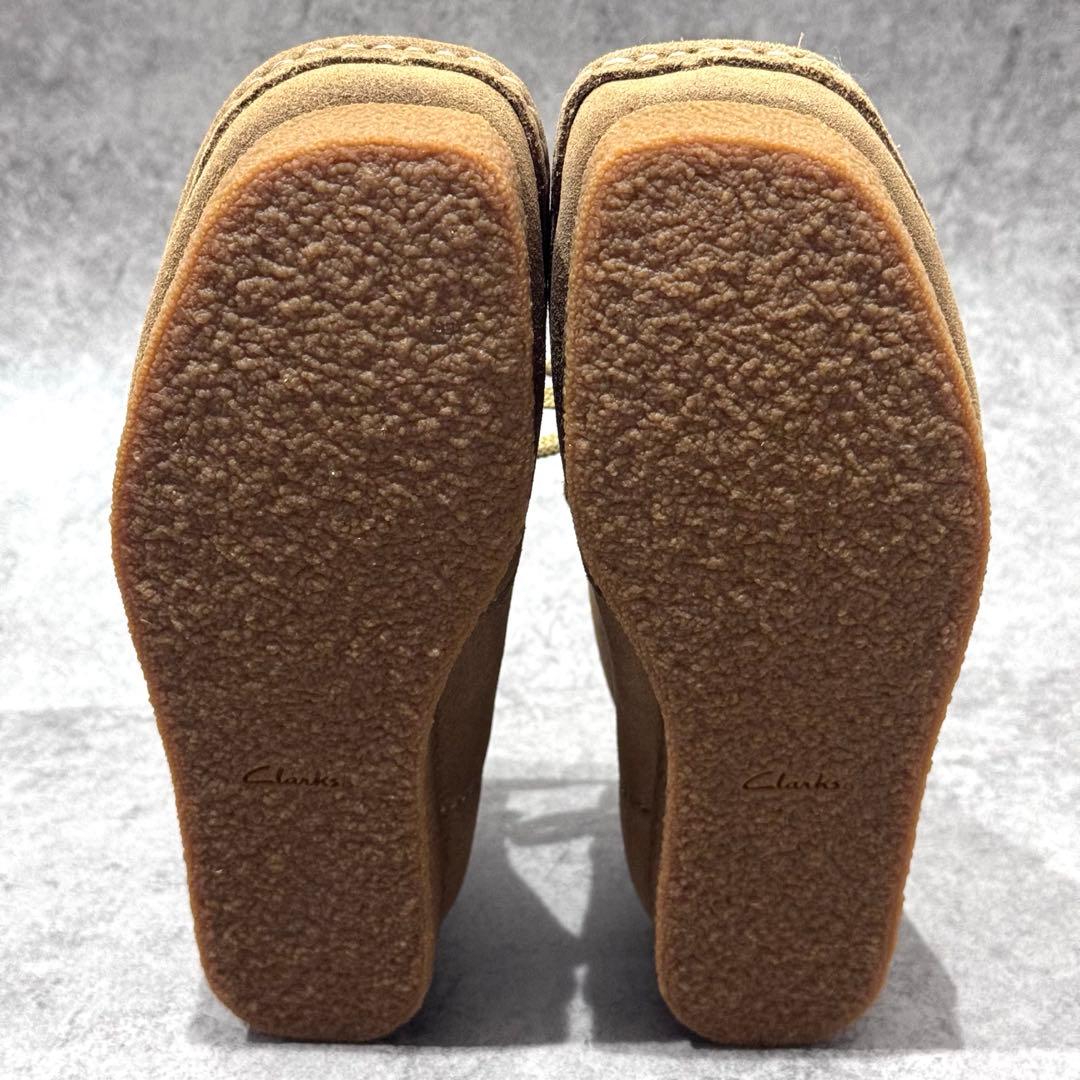 【未使用品】CLARKS クラークス　25 ワラビー　シェイカーブーツ　レザー