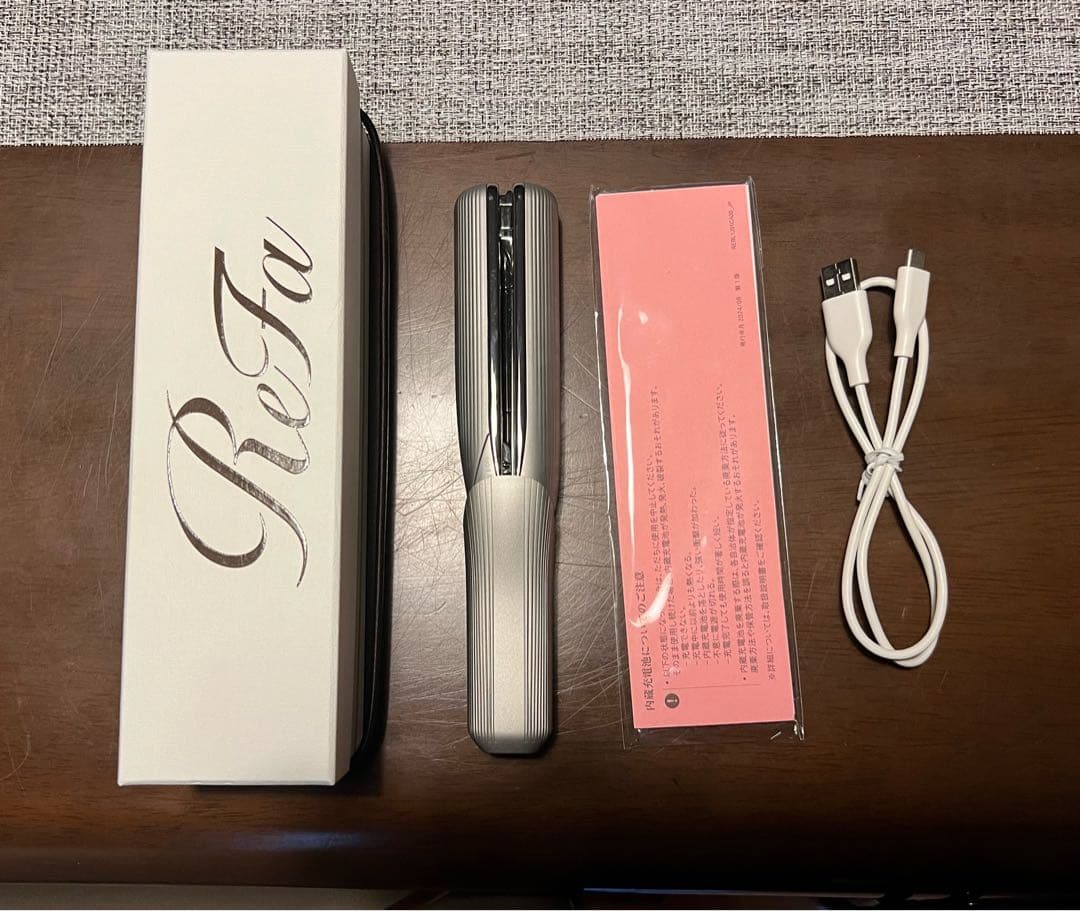 ReFa ST6 シルバー ヘアアイロン