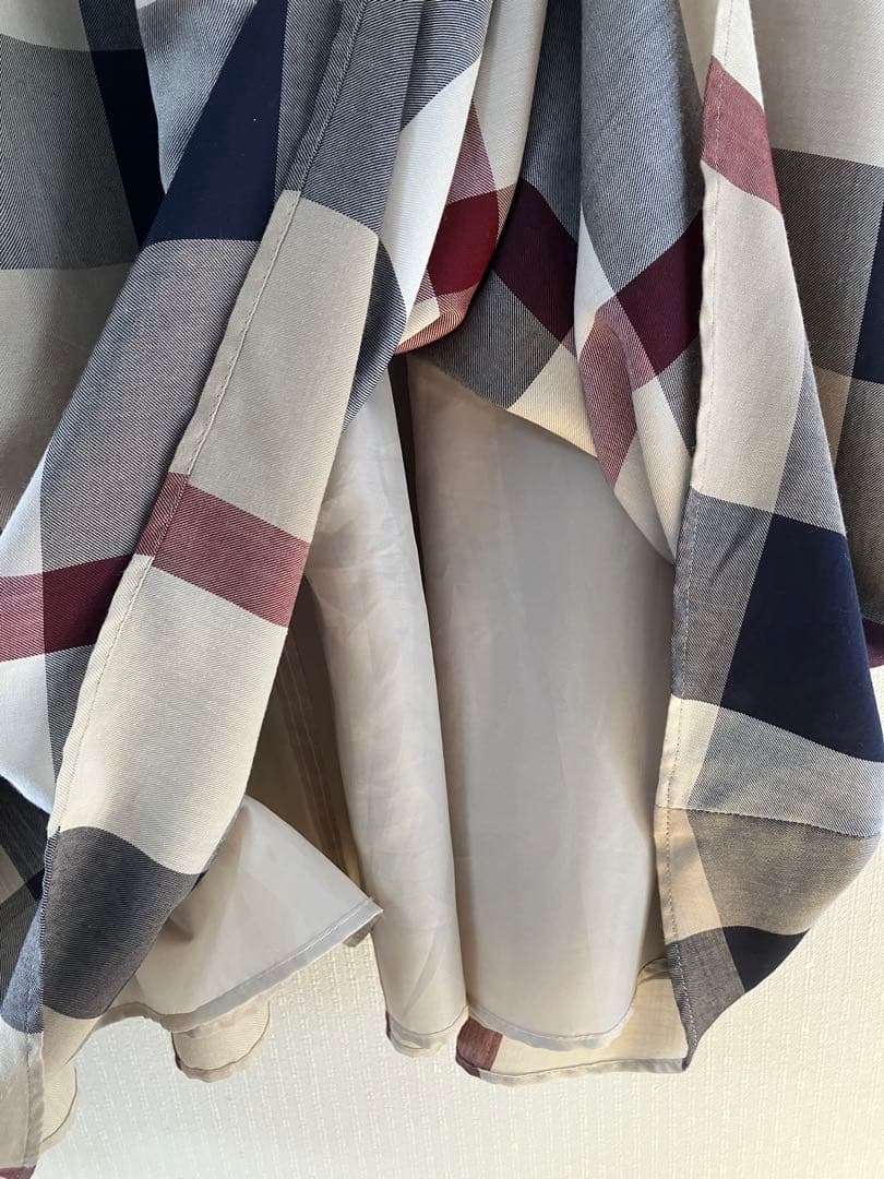 ブルーレーベルクレストブリッジ　バックレースアップワンピース　36