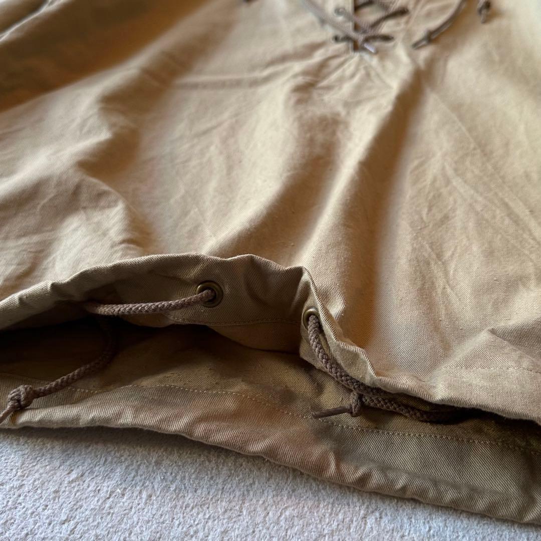 UNUSED ミリタリー アノラック レースアップ