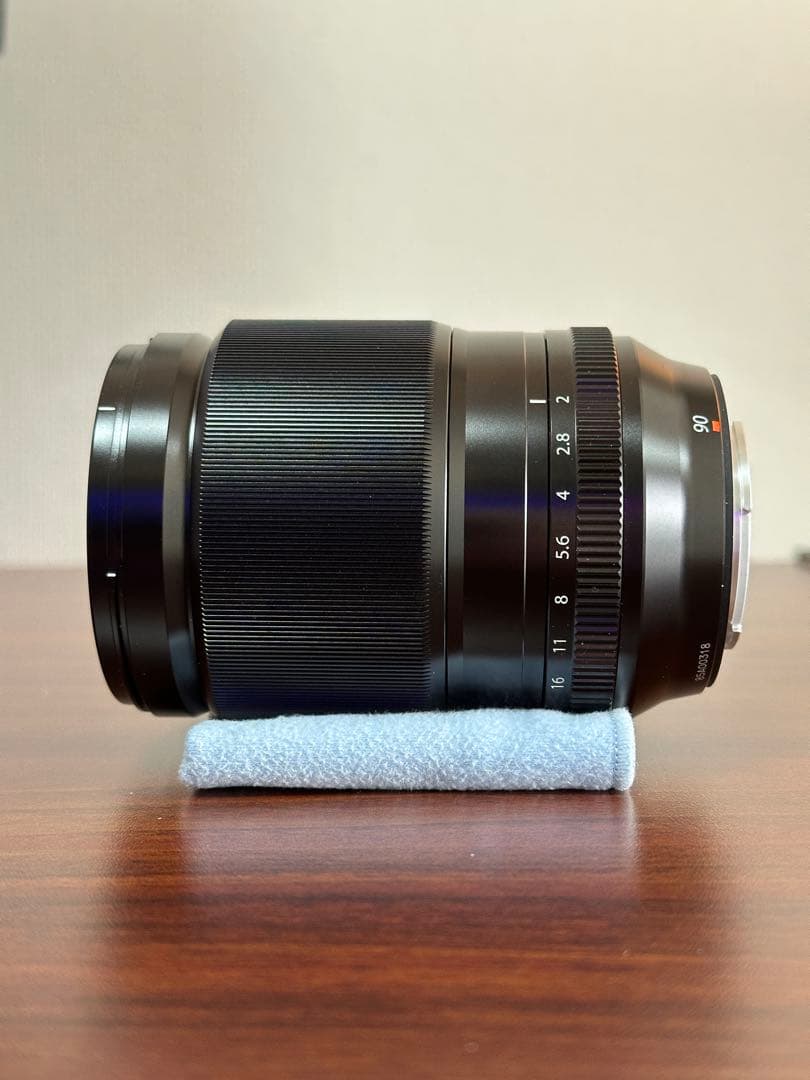 【美品】FUJIFILM XF90mmF2 R LM WR + 保護フィルター