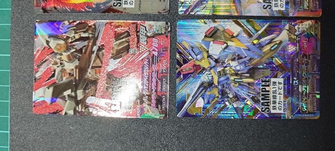 ガンダムトライエイジ サンプルカード 鉄華繚乱1弾 7枚セット