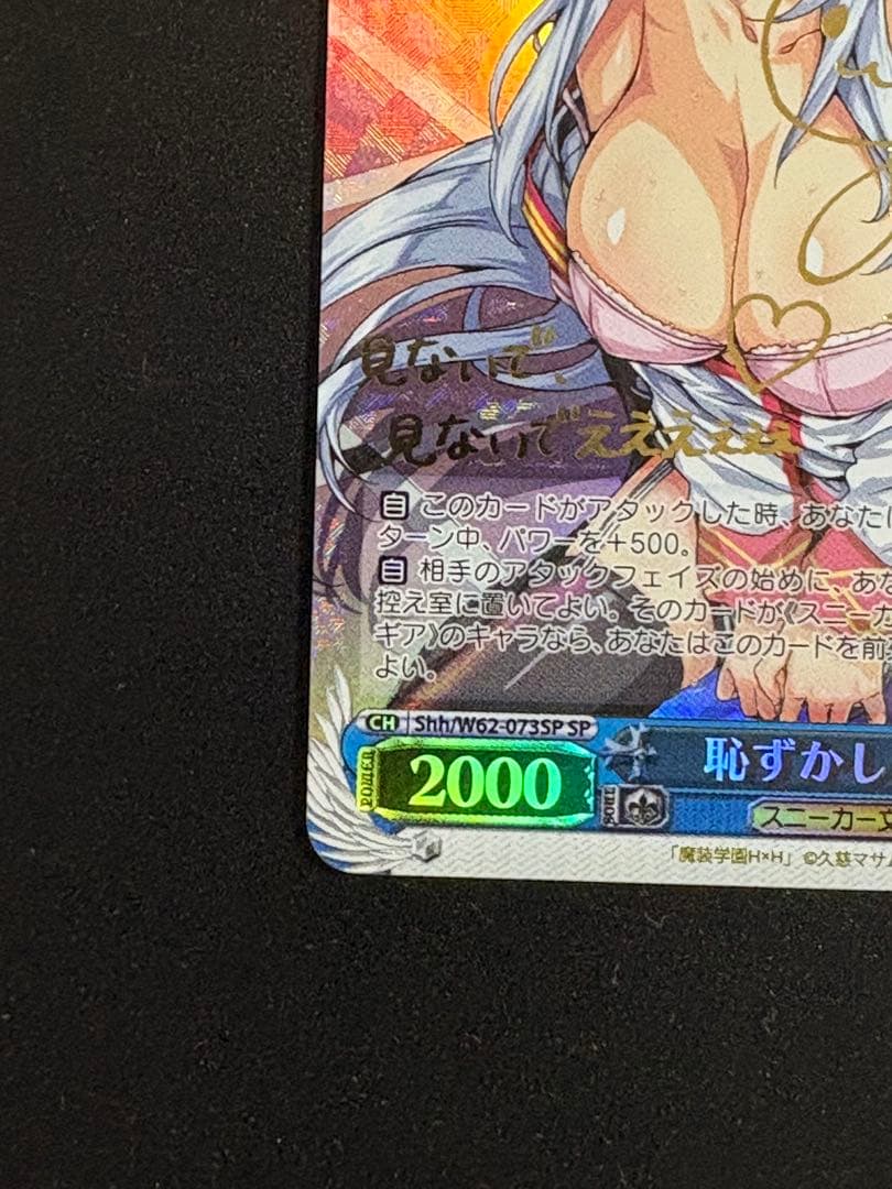 ヴァイス SP サイン 恥ずかしい姿 愛音