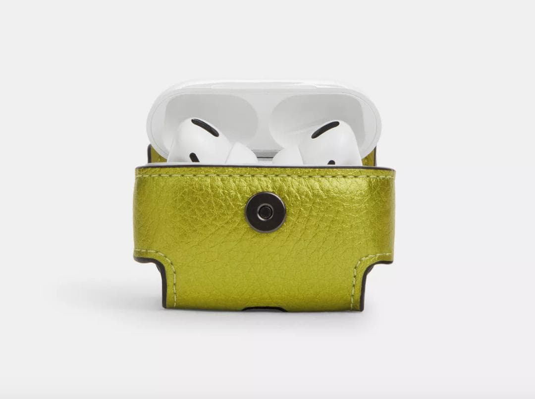 レア色！新品 coach ラージ ワイヤレス イヤーバッド プロ ケース