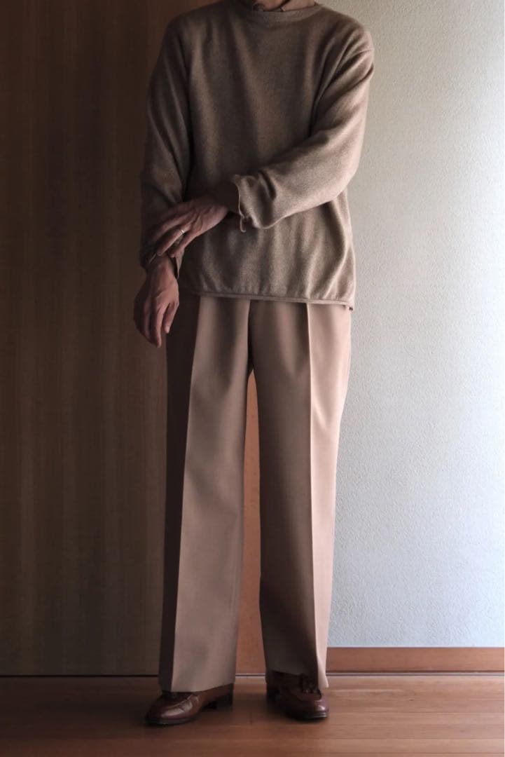 パンツ 23aw maatee&sons 2PLEATS TROUSER JEFFERY