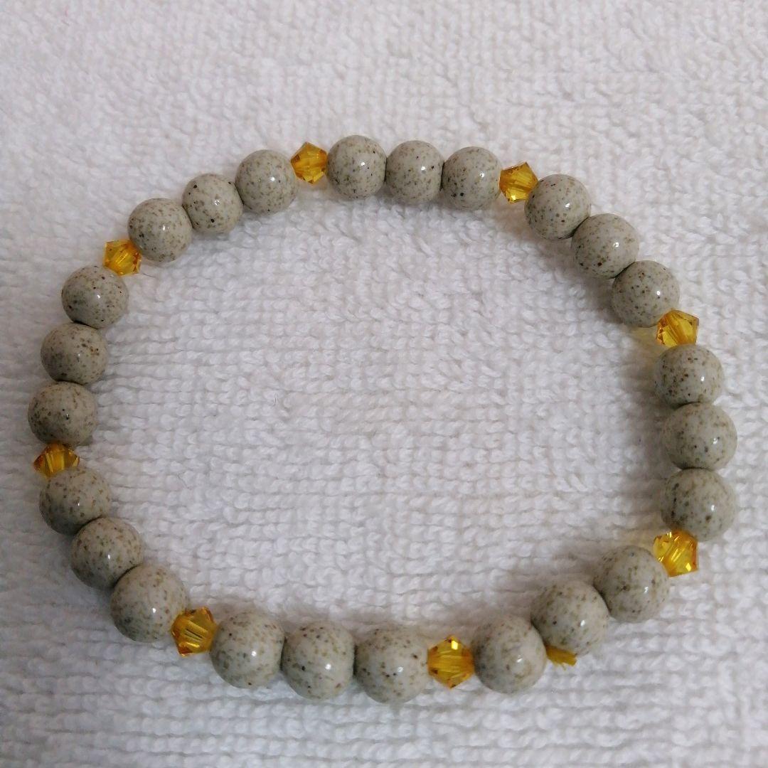 ●　北投石　ブレスレット　ペア　台湾