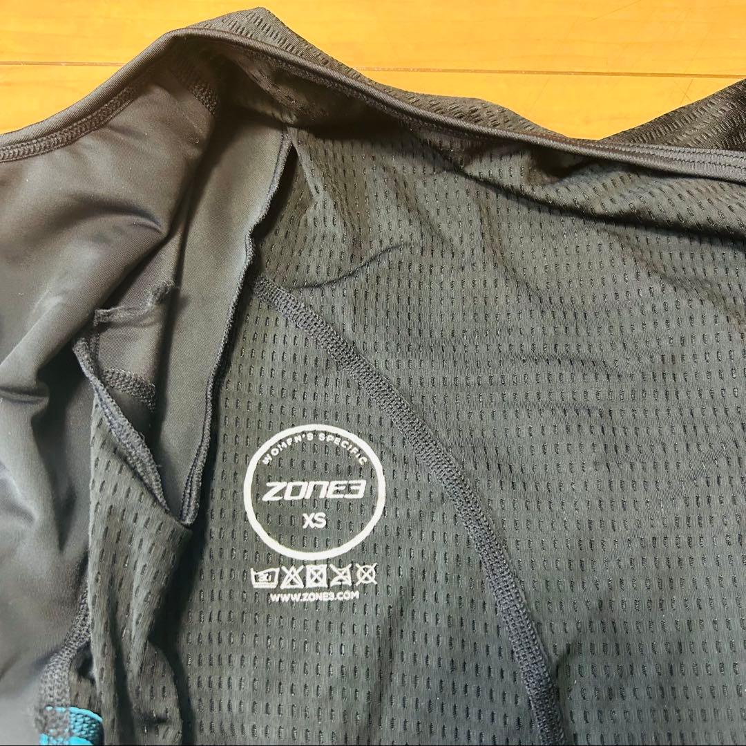 ZONE3 トライアスロンウェア 黒/青