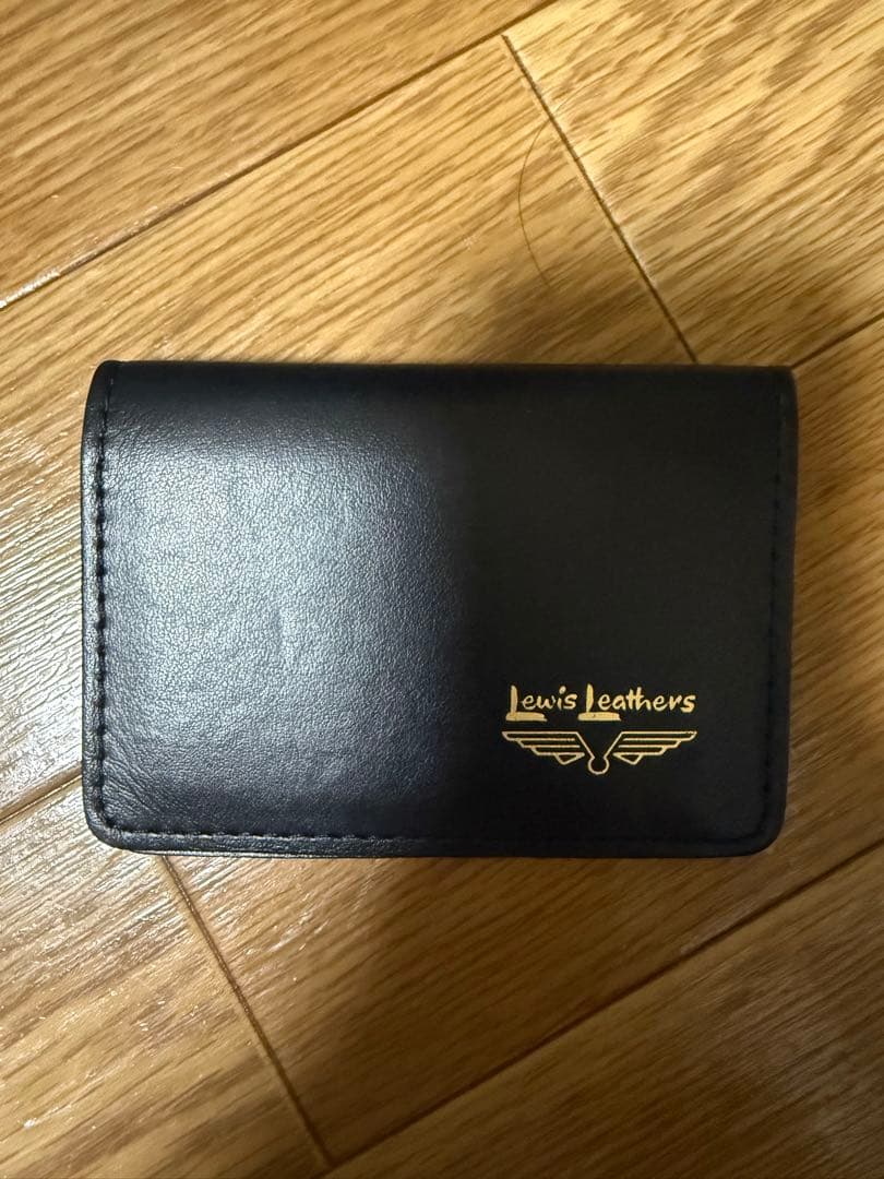 Lewis Leathersカードケース ブラック