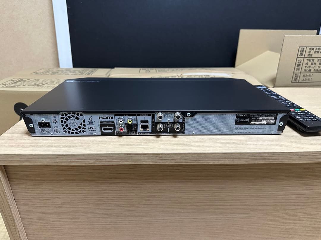 【美品/完働品】SONY ブルーレイレコーダー BDZ-EW1100 付属品付