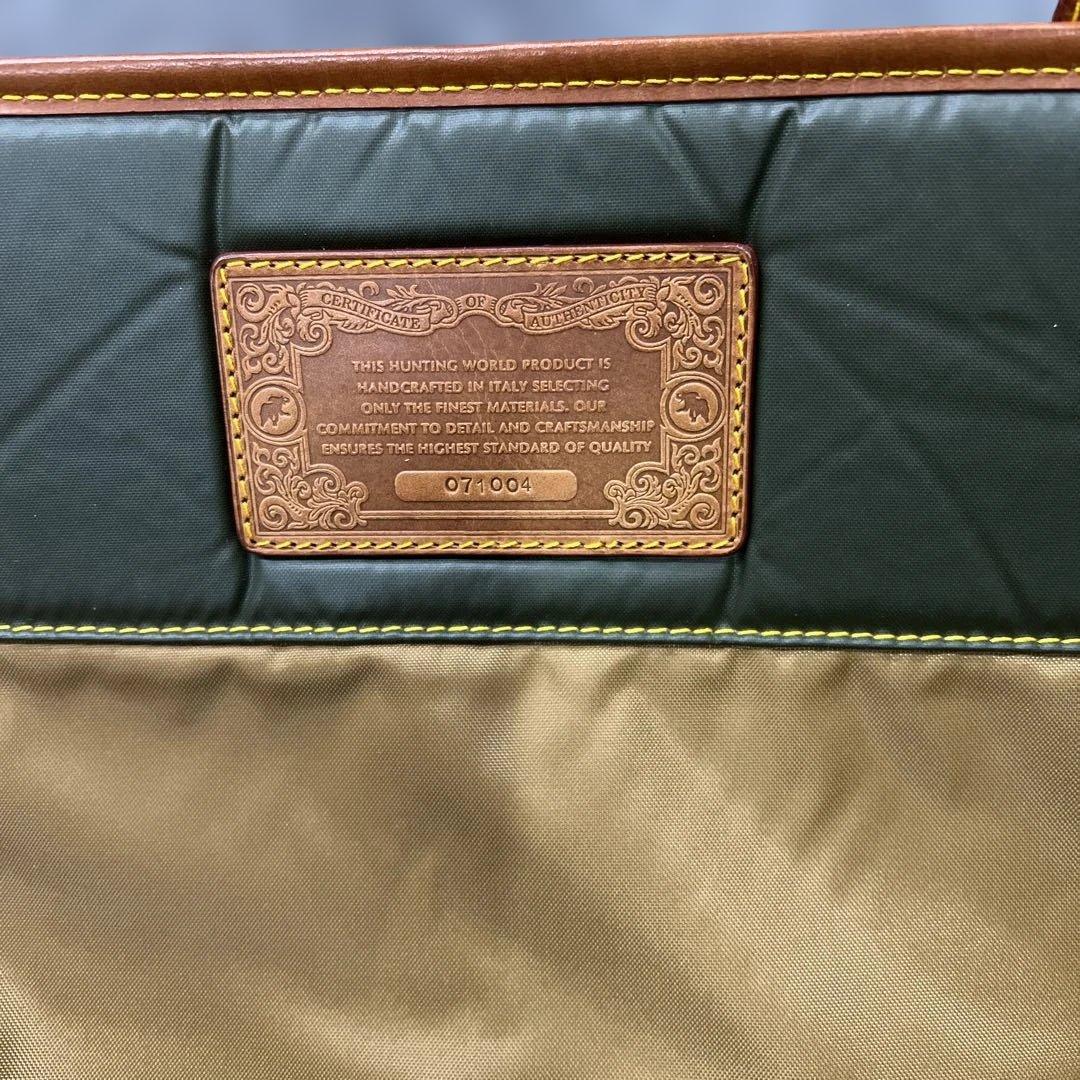 n*r様 66 超美品 ハンティングワールド ショルダーバッグ