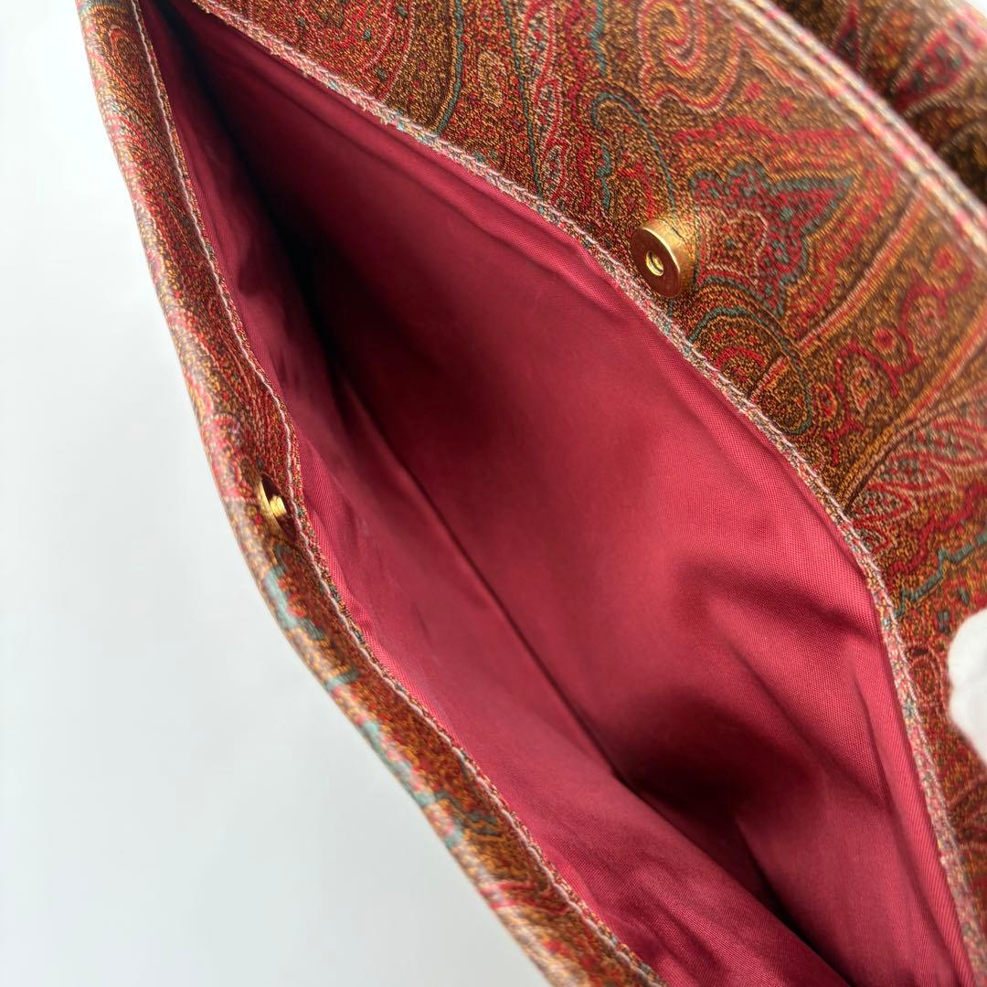 【外観超美品】ETRO エトロ ビジネスバッグ A4可 ペイズリー柄 トート
