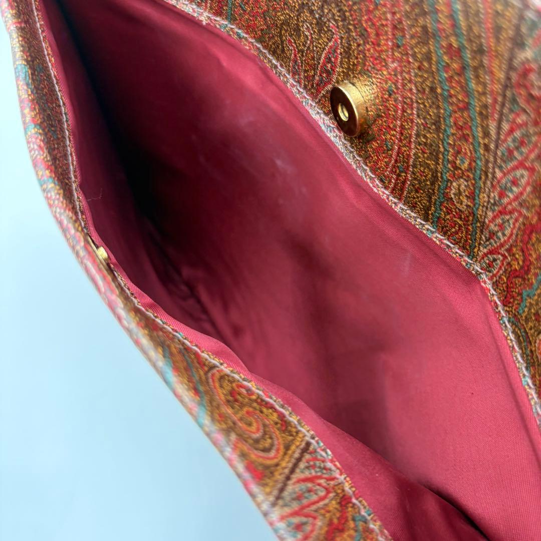 【外観超美品】ETRO エトロ ビジネスバッグ A4可 ペイズリー柄 トート