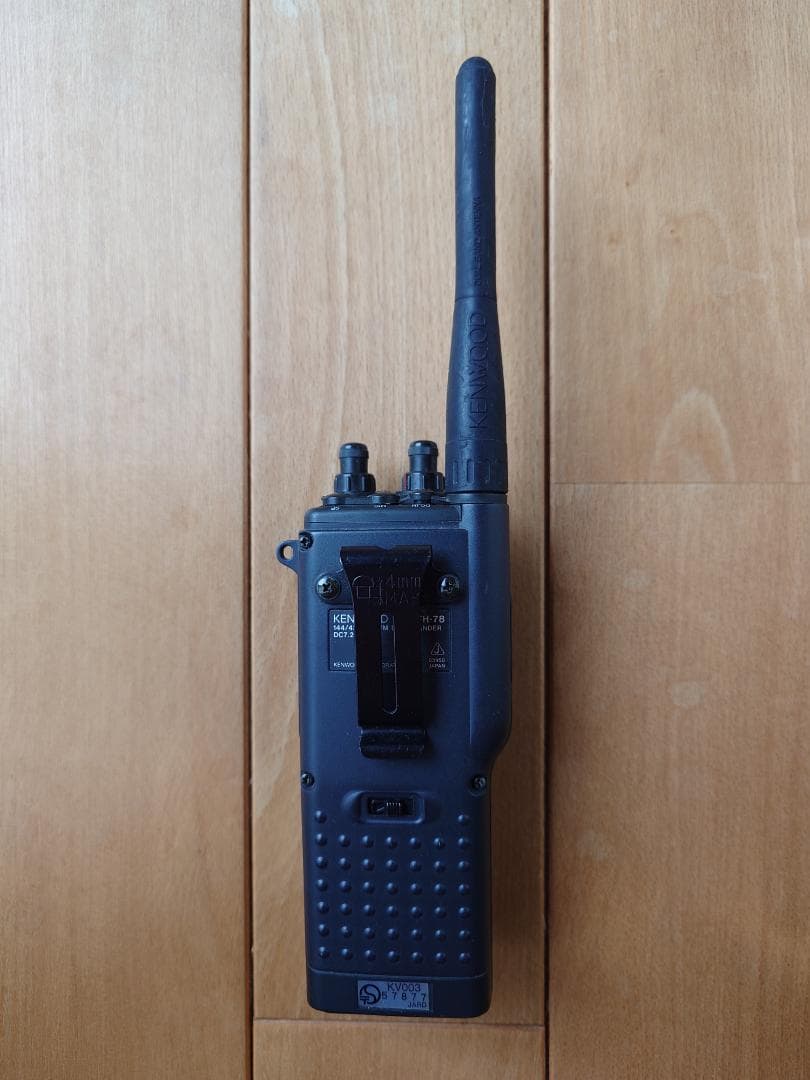 KENWOOD 受信機 TH-78 　ハンドマイク・シガーソケット電源付き