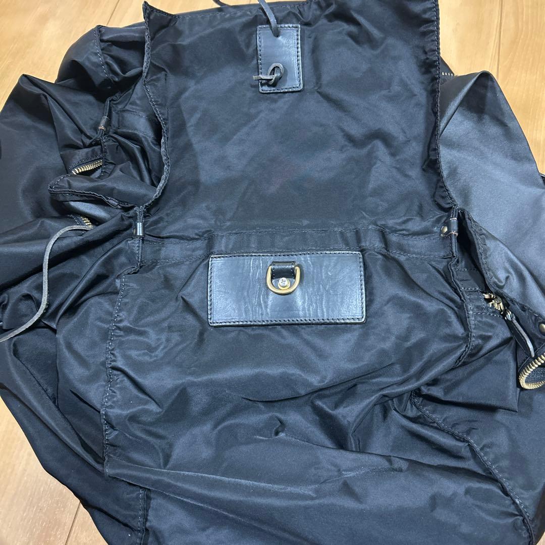 Felisiフェリージ ナイロン 特大ボストンバック ブラック 底板付き