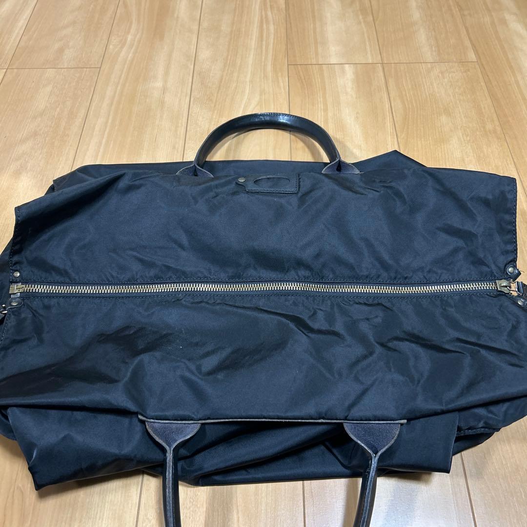 Felisiフェリージ ナイロン 特大ボストンバック ブラック 底板付き