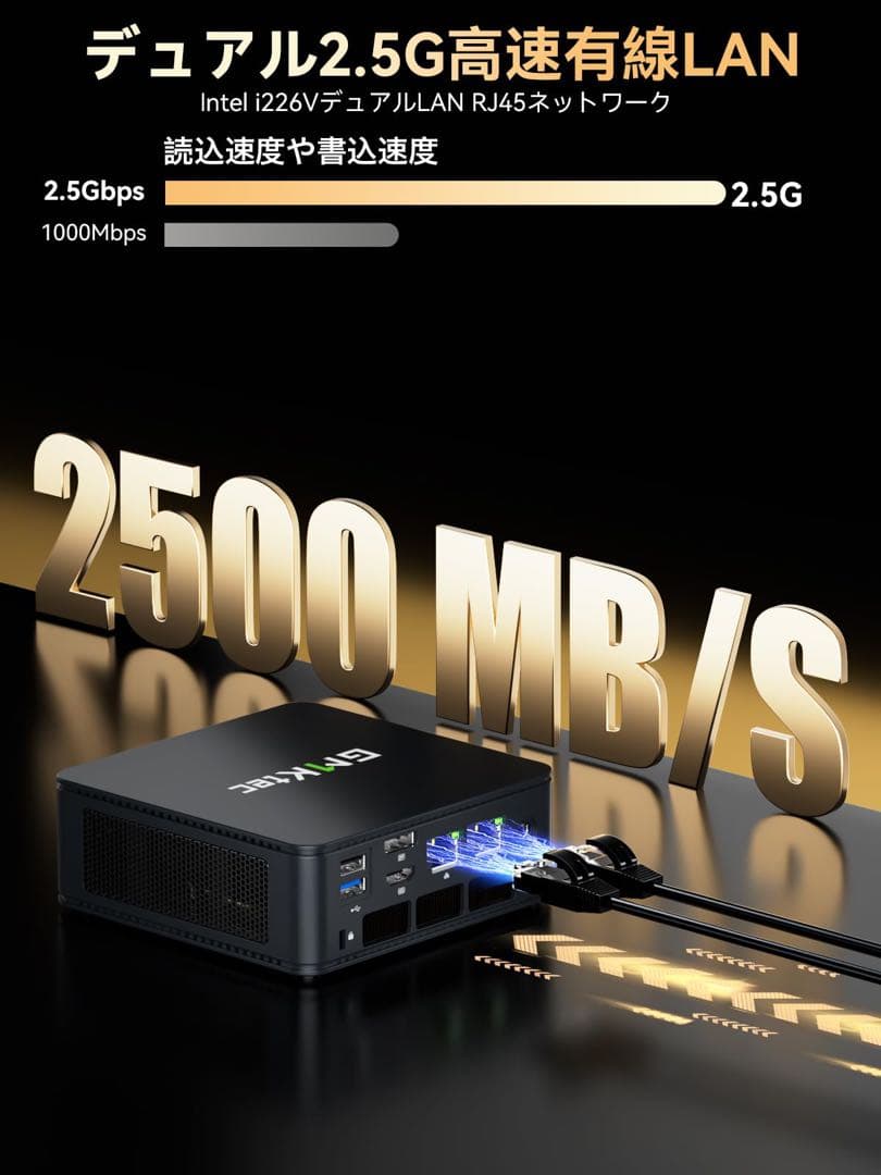 GMKtec M6 Ultra ミニPC Ryzen 5 7640HS