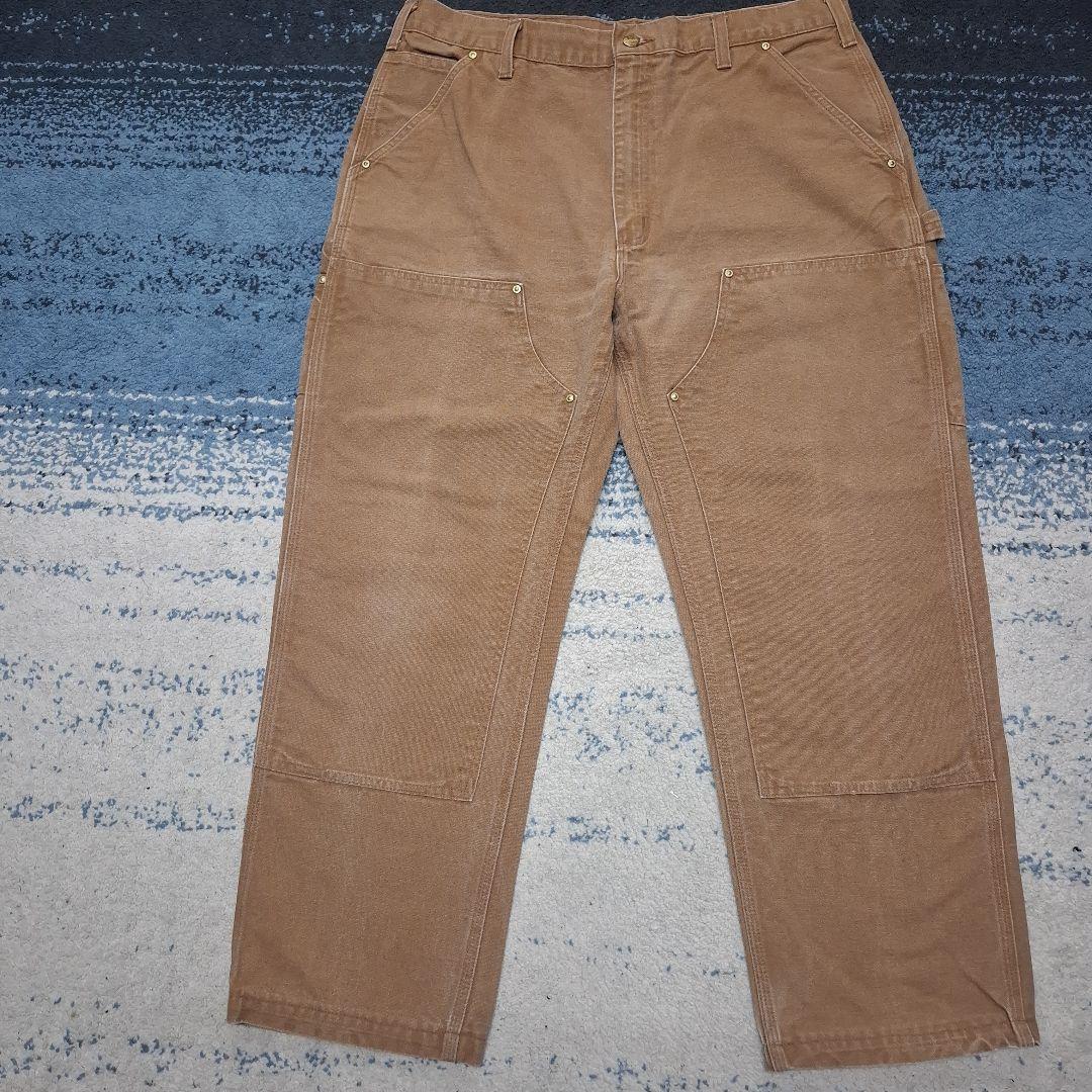 O*r様 Carhartt B01 ダブルニー ブラウン W38 L30