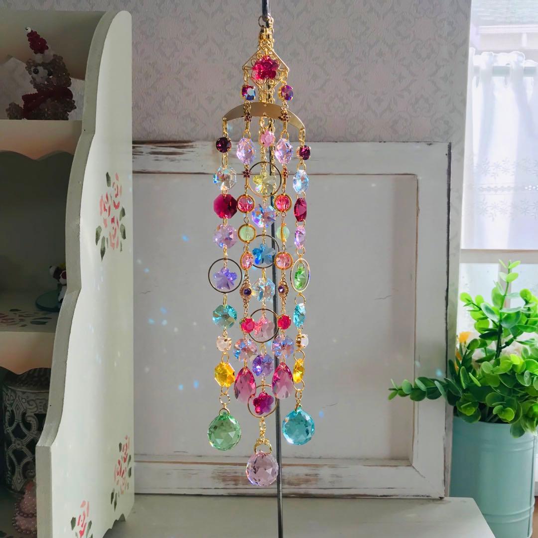 ひな祭り✩.*˚ SWAROVSKIサンキャッチャー