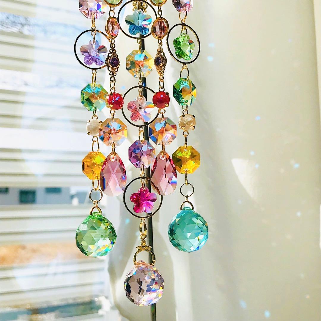 ひな祭り✩.*˚ SWAROVSKIサンキャッチャー