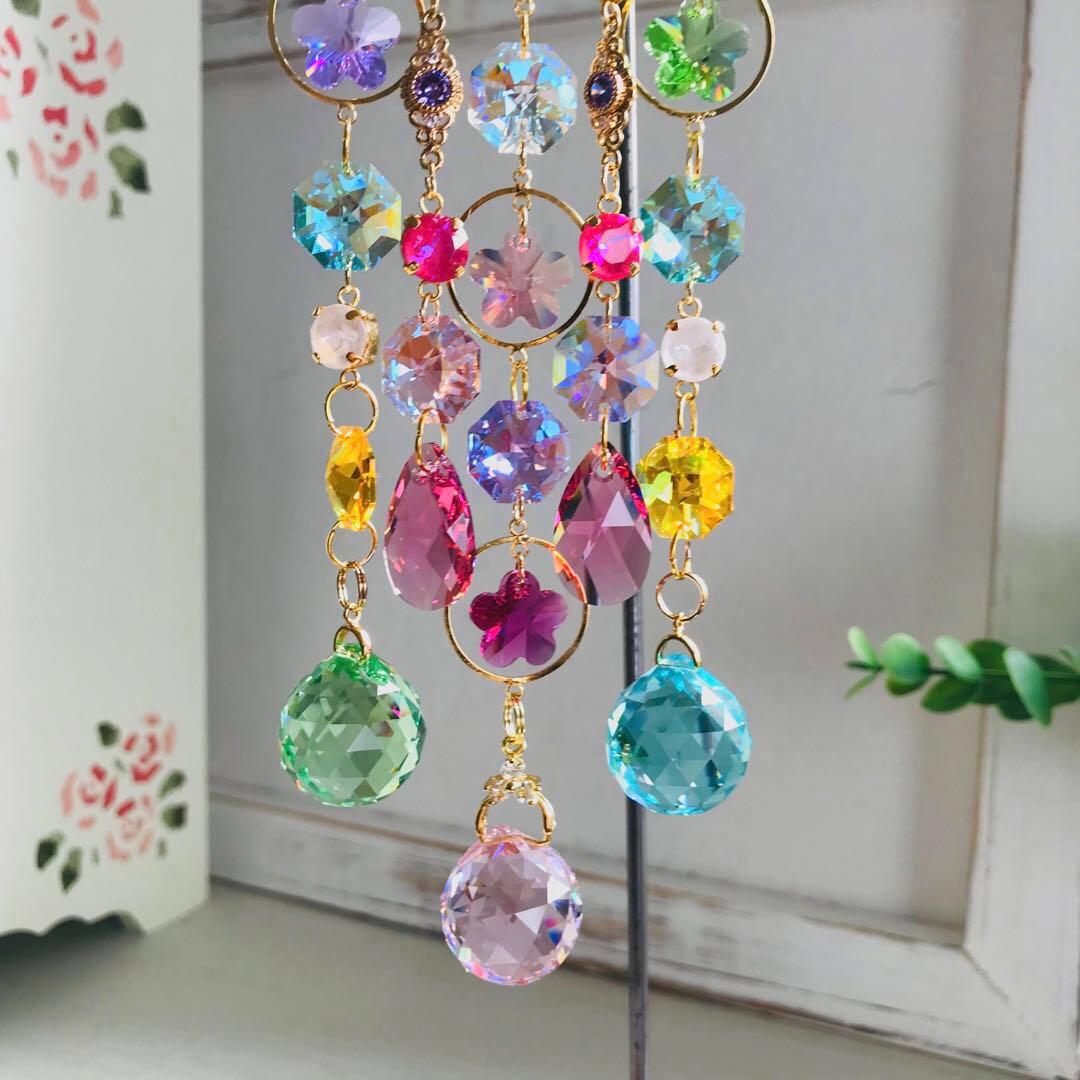 ひな祭り✩.*˚ SWAROVSKIサンキャッチャー