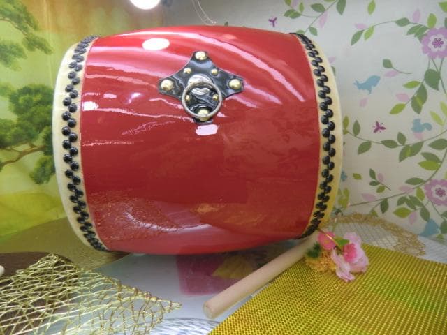 (送料無料)35.980円　N沖縄大太鼓44cm撥付き　エイサー必携