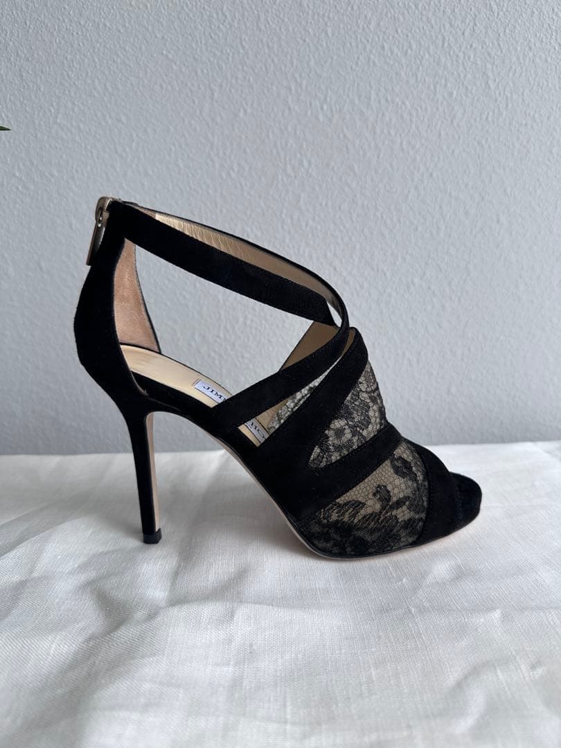 JIMMY CHOO ジミーチュウ サンダル35.5 【結婚式.フォーマル】