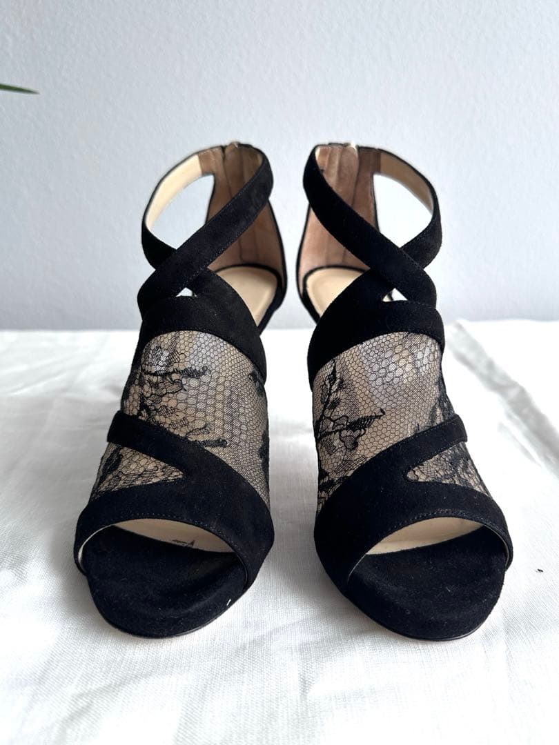 JIMMY CHOO ジミーチュウ サンダル35.5 【結婚式.フォーマル】