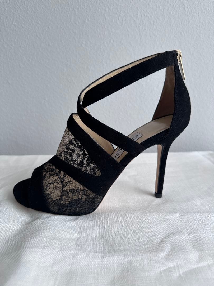 JIMMY CHOO ジミーチュウ サンダル35.5 【結婚式.フォーマル】