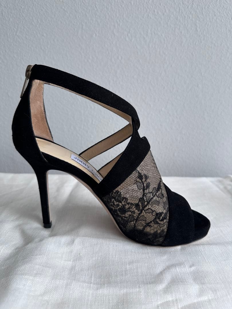 JIMMY CHOO ジミーチュウ サンダル35.5 【結婚式.フォーマル】