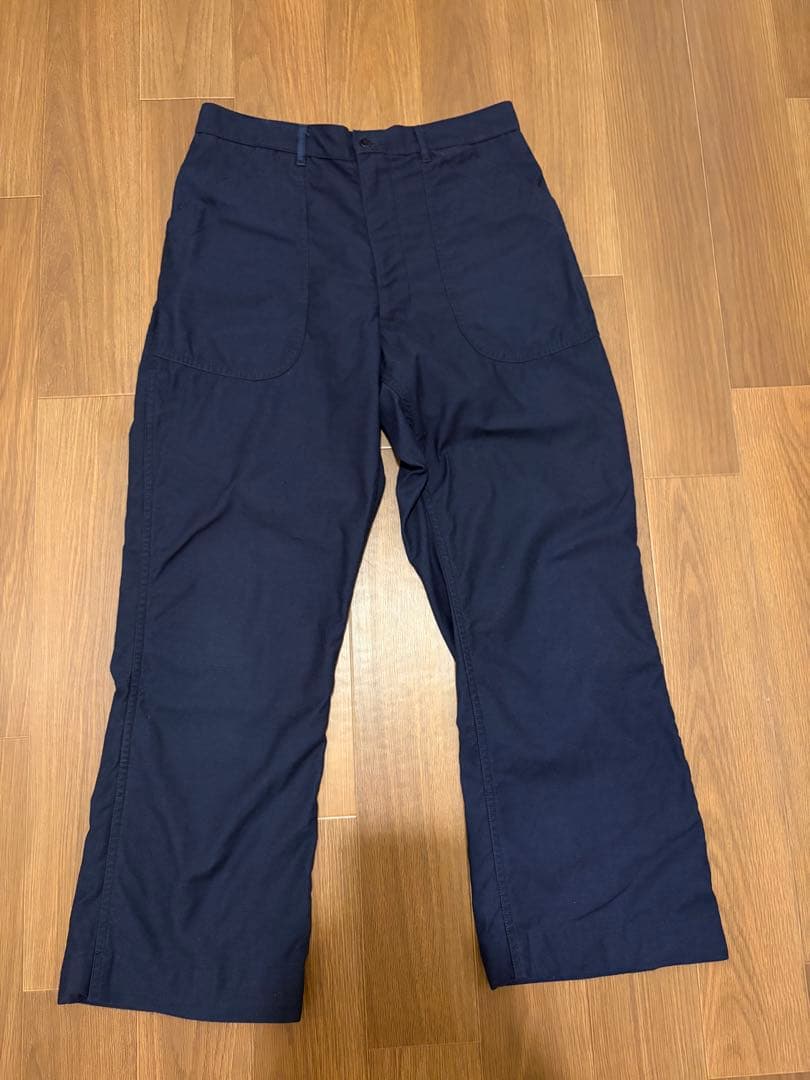 Vintageアメリカ軍ユーティリティベイカーパンツ ネイビーステンシル