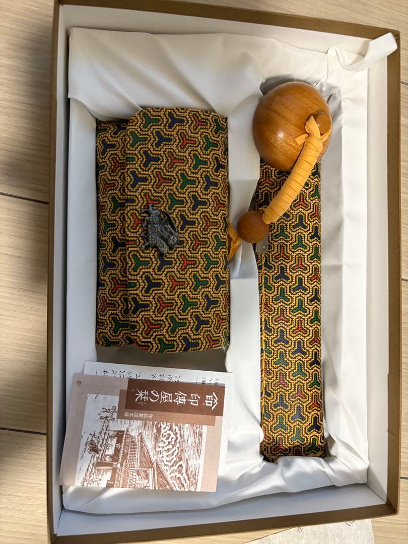 新品　印伝　オーダー品　煙管　タバコ　毘沙門亀甲