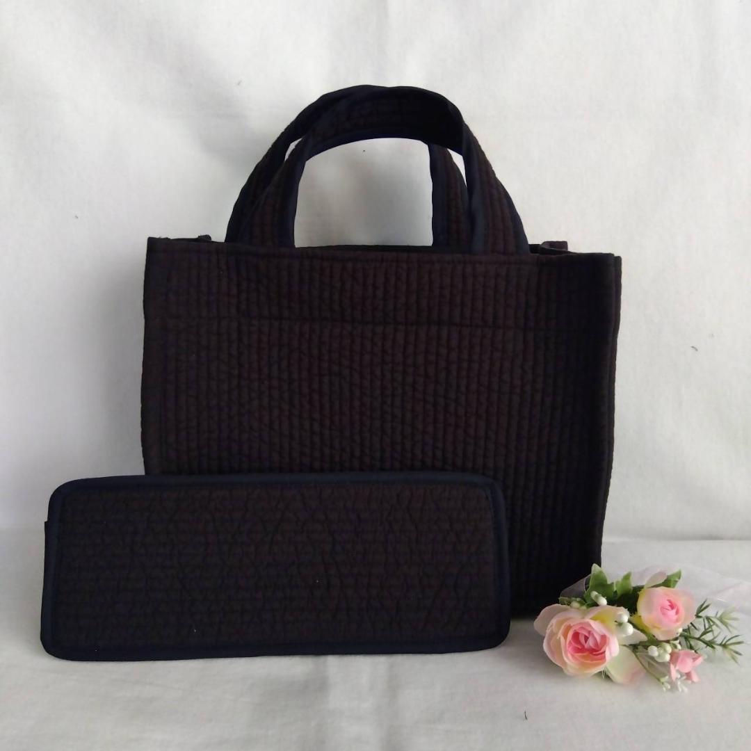 A4が入る！☆スクエアバッグM☆ ブラック ヌビバッグ