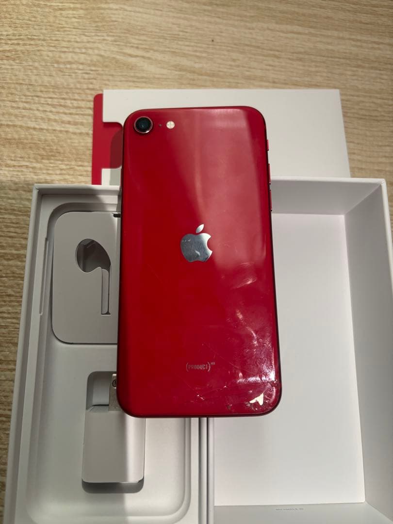iPhone se2 第二世代 SIMフリー レッド 赤 64gb 箱付き