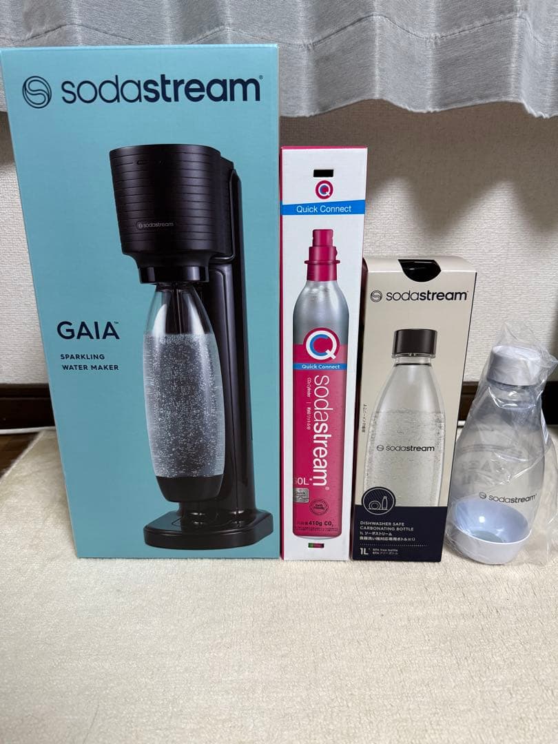 sodastream GAIA 炭酸水メーカー 1Lボトル付き